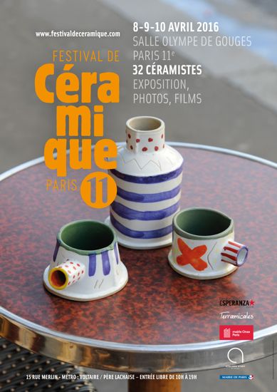 Festival de Céramique Paris 11, avril 2017
